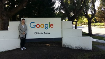 Google logo in Google Campus