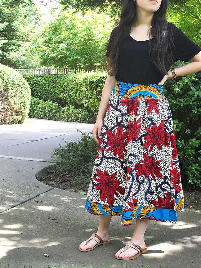 African Long Vintage Style Skirt – The Sankofa Center
